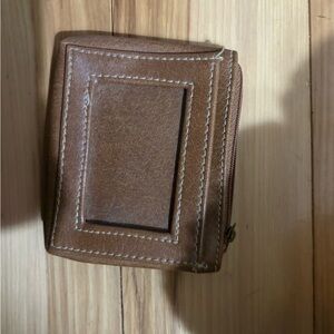 Classic Brown Leather Card Holder